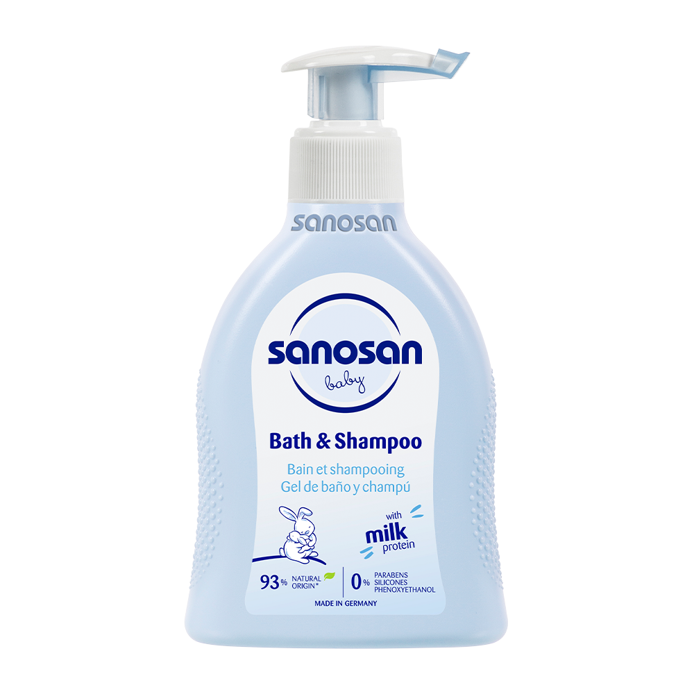 sanosan Baby Bath & Shampoo 200ml