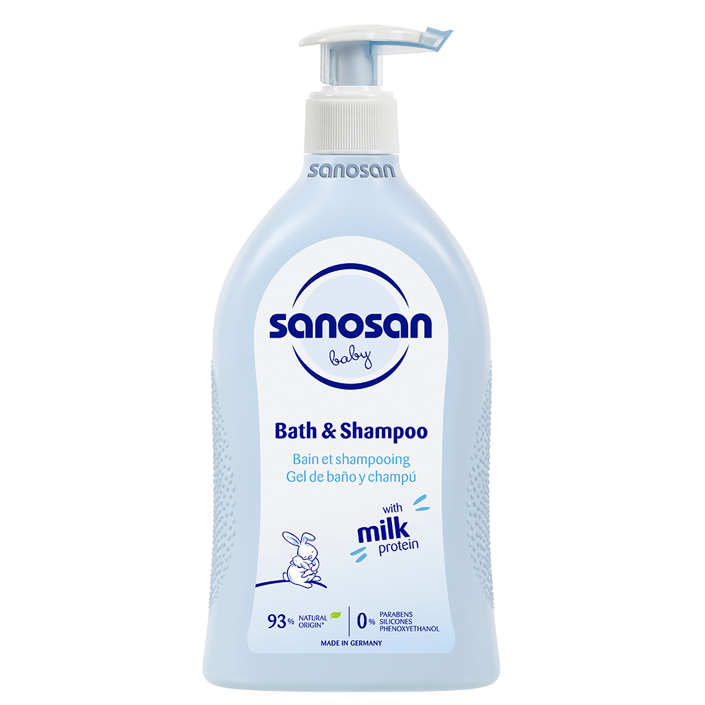 sanosan Baby Bath & Shampoo 500ml